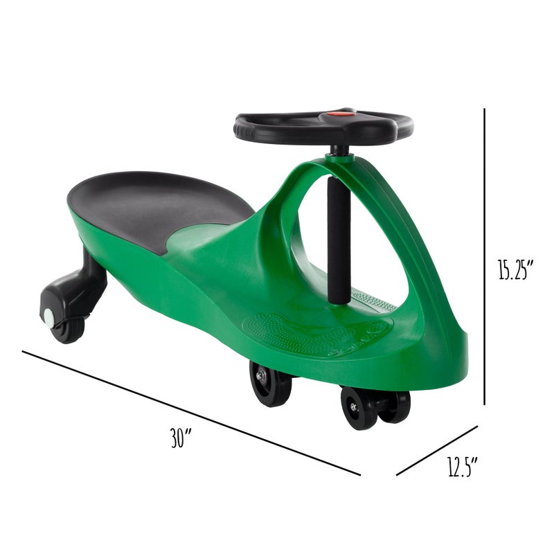 Lil' Rider Wiggle Car  Ride on Toy for Ages 3 and Up  Toddler Ride on Toys with no Batteries Gears or Pedals Just Twist Wiggle and Go by Lil Rider Green - Image 3