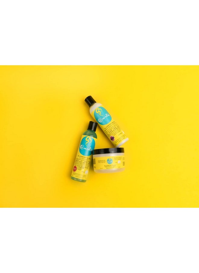 Curls Blueberry Bliss Reparative Leave In Conditioner - 8 Oz, Helps Repair Damage And Prevent Breakage, Conditioner For Curly Hair, Wavy, And Coily Hair Types 
