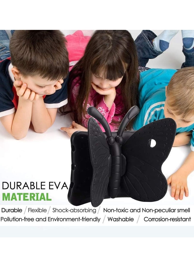 iPad 6th Generation Case for Kids, iPad 9.7 inch Case, Light Weight Shockproof EVA Foam Protective Tablet Stand Cover Holder for Apple iPad Air/Air 2 iPad 9.7 2017/2018 - Cute Butterfly,Black - Image 4