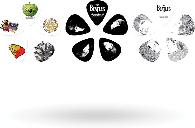 Planet Waves Beatles Signature Guitar Pick Tins, Logo, 15 picks - Image 2