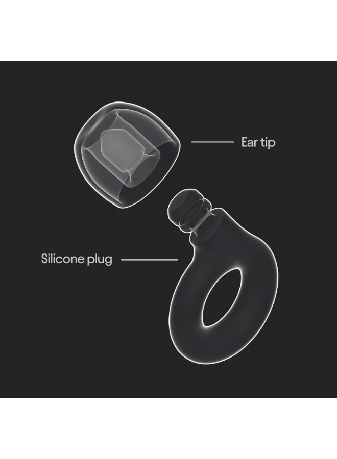 لووب سدادات أذن Loop Quiet 2 - سدادات أذن مريحة للغاية وقابلة لإعادة الاستخدام لتقليل الضوضاء، مثالية للنوم والتركيز العميق والسفر والحساسية للضوضاء | حماية مرنة للسمع | مقاس قابل للتعديل | تقليل الضوضاء بمقدار 24 ديسيبل (نسبة الإشارة إلى الضوضاء) - Image 5