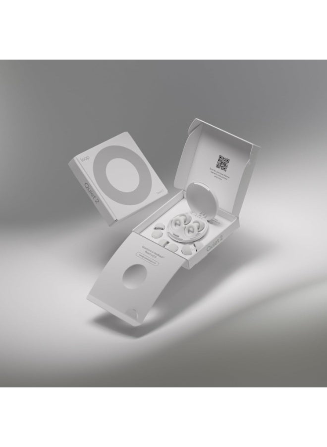 لووب سدادات أذن Loop Quiet 2 - سدادات أذن مريحة للغاية وقابلة لإعادة الاستخدام لتقليل الضوضاء، مثالية للنوم والتركيز العميق والسفر والحساسية للضوضاء | حماية مرنة للسمع | مقاس قابل للتعديل | تقليل الضوضاء بمقدار 24 ديسيبل (نسبة الإشارة إلى الضوضاء) - Image 3