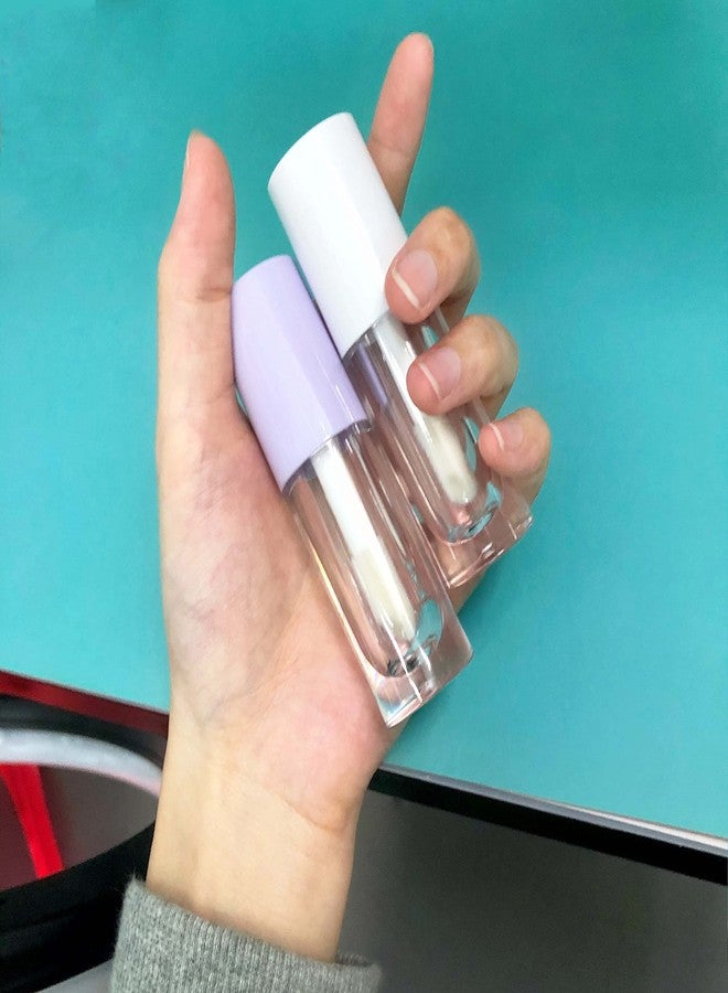 COSIDEA 30pcs White Empty 6ml 0.2oz Lip Gloss Tubes with Big Doe Foot Wand，Round Lipgloss Containers，Concealer Tube Cosmetic Packing Container Bulk Wholesale - Image 3