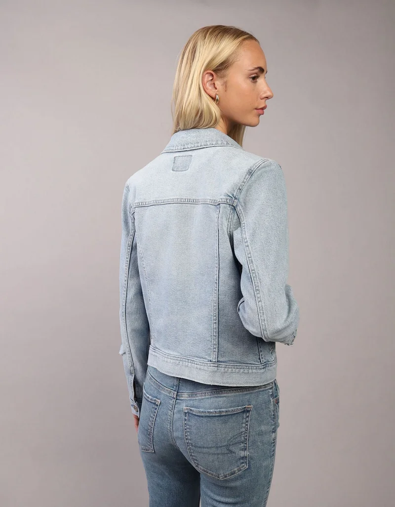 American Eagle  AE Classic Denim Jacket for Women | Best Price UAE