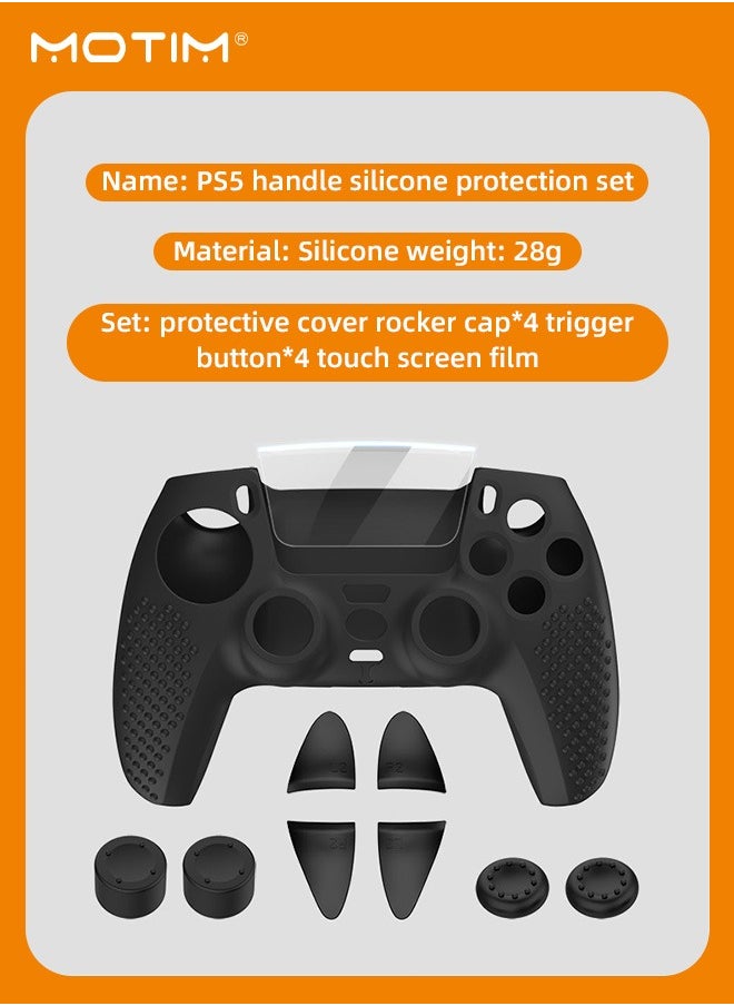 Silicone Anti-Slip Controller Cover for PS5 Controller, DualSense Wireless Controller Grip Cover, Dustproof Protective PS5 Controller 1 Cover 8 Thumb Grips - pzsku/ZC2CBDD96B1E11C7F4A29Z/45/_/1727077034/02f03404-c829-4db1-98ad-b54b3340e544