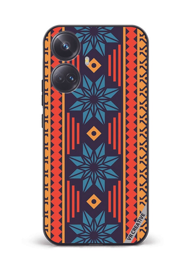 VR CREATIVE Protective Case Cover For Realme 10 Pro Plus Colourful Mandala Design Multicolour - Image 1