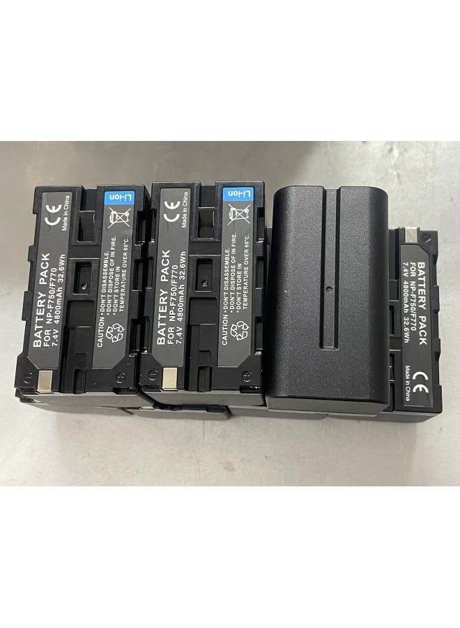 LED-680 Photography Supplementary Light Gourmet Soft Light Short Video Backlight 40W Outdoor Lighting Bracket-Color:A F750 Battery - Image 1