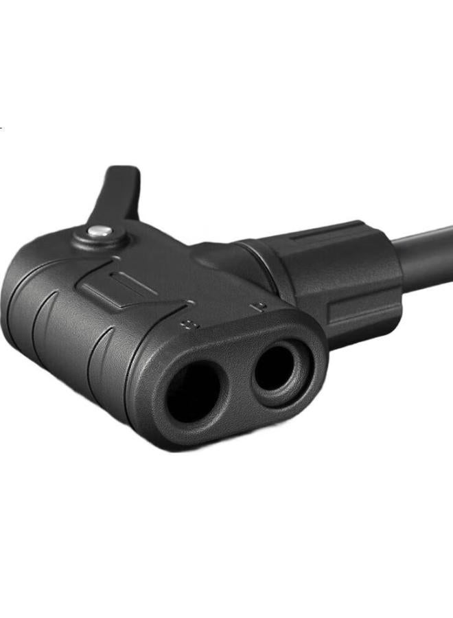 PEAK Pick Multi-Functional High Pressure Pump For Mountain Bikes, Electric Bikes, Motorcycles, Balls, Swimming Rings - Black - Image 1