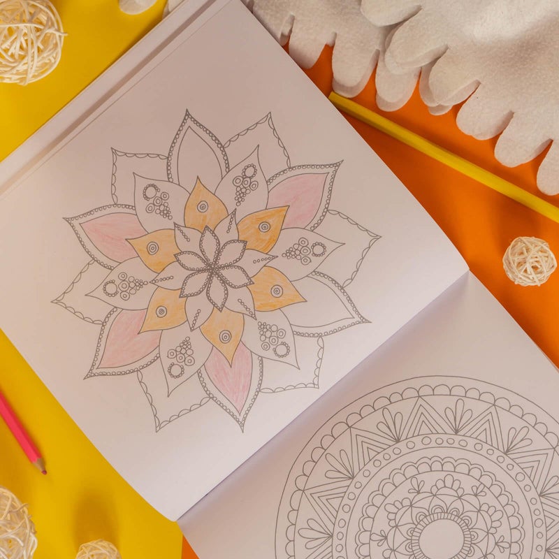 YKW 6 Pieces Mandala Dot Painting Tool Stencils Template Set, 8/12/16 Segment Creative Mandala Stencil Reusable Painting Stencils for DIY Painting Art Projects, White - Image 3