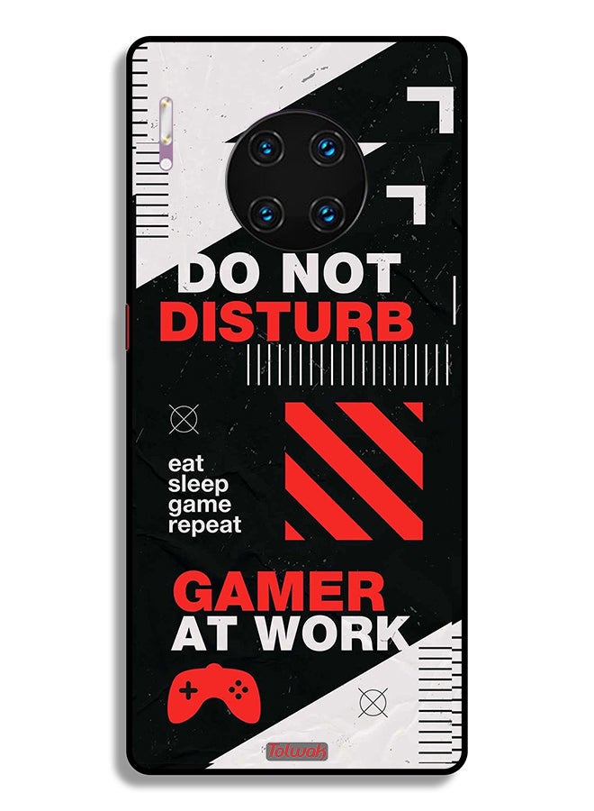 Tolwak Huawei Mate 30 Pro 4G Protective Case Cover Do Not Disturb Gamer At Work - Image 2