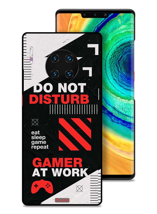Tolwak Huawei Mate 30 Pro 4G Protective Case Cover Do Not Disturb Gamer At Work - Image 1