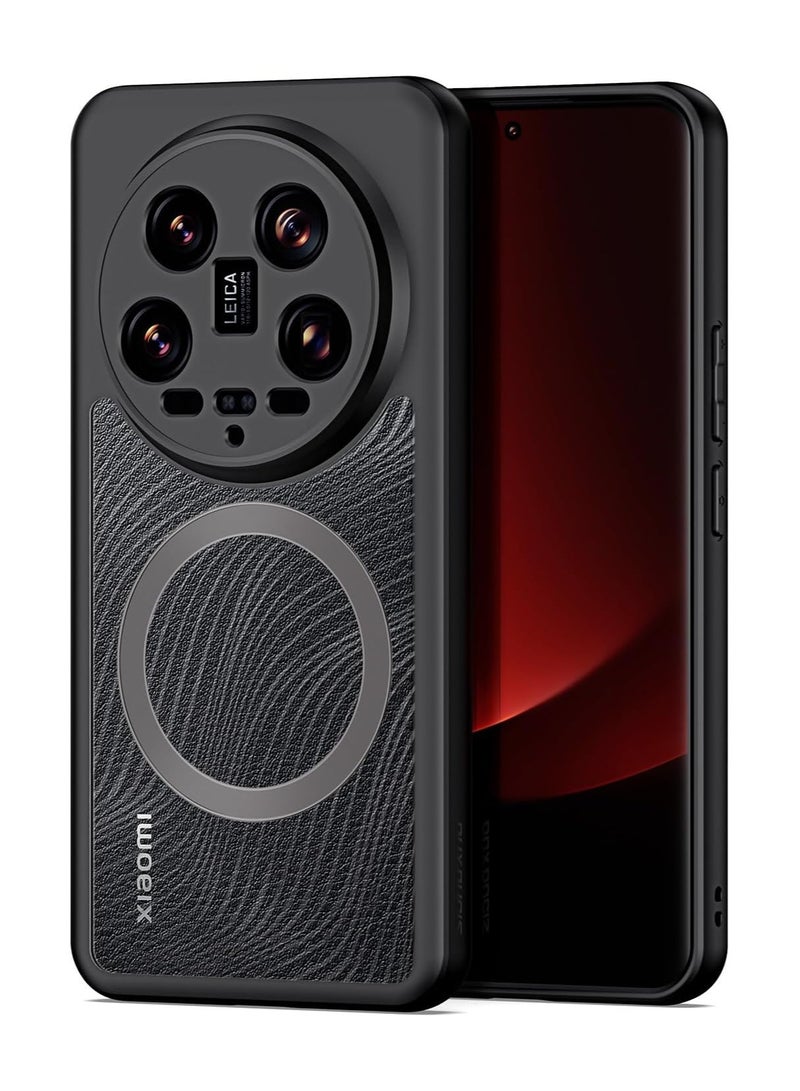 general Compatible with Xiaomi Mi 14 Ultra Magnetic Transparent Clear PC+Silicone Shockproof Phone Case Cover For Mi 14 Ultra - Image 1