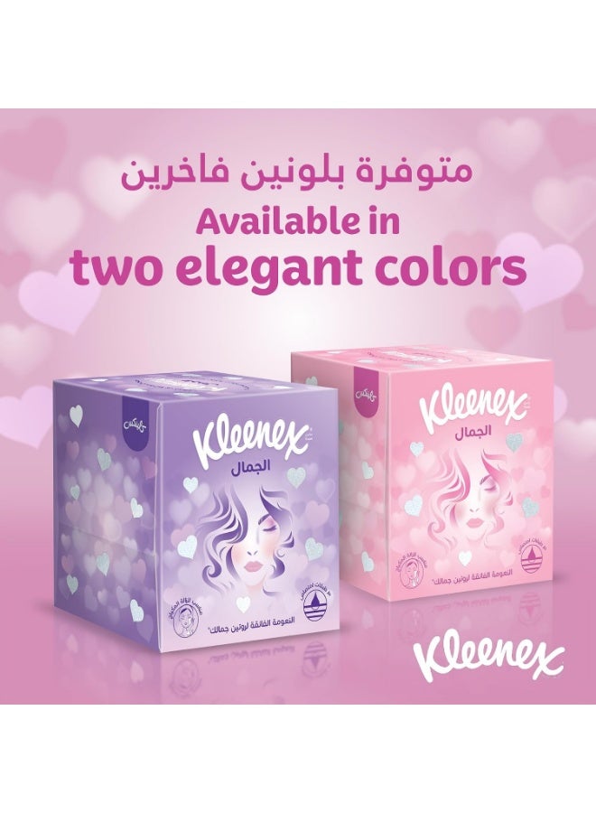 مناديل وجه بيوتي ناعمة 3 طبقات، 50 منديل × 24 علبة - Image 5
