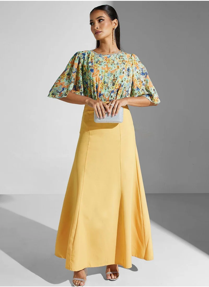 Golden Apple High Waist Skirt