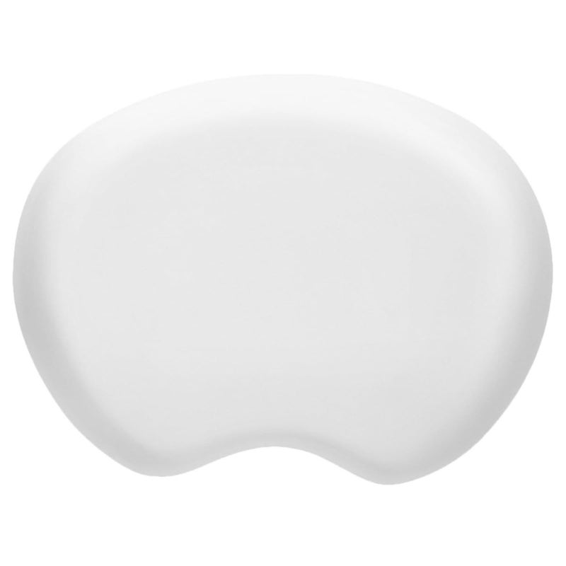 White 3D Foam Bath Pillow for Tub with Non-Slip Suction Cups Neck Support - Image 2