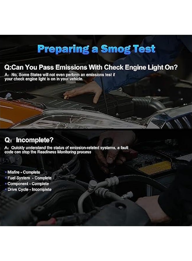 ANKOVO Advancer AD20 OBD2 Scanner Code Reader Check Engine Light Diagnostic Scan Tool for iPhone/Android, OBDII Scanner for Car, Mode 6, Live Data, Freeze Frame, Performance/Voltage Test - Image 4