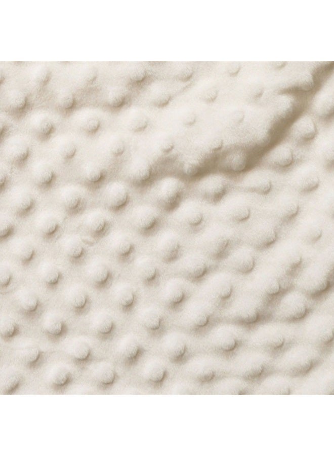 Halo Sleepsack Wearable Blanket, TOG 1.5, Velboa, Cream Plush Dots, Large  - Image 4