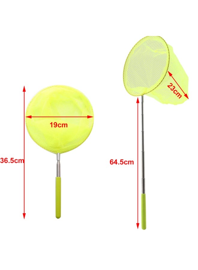Telescopic Handheld Cage Net Summer Butterfly Catching Net Insect Catcher Lake River Fishing Tackle Swimming Pool Mesh Tools,5 Pcs - Image 3