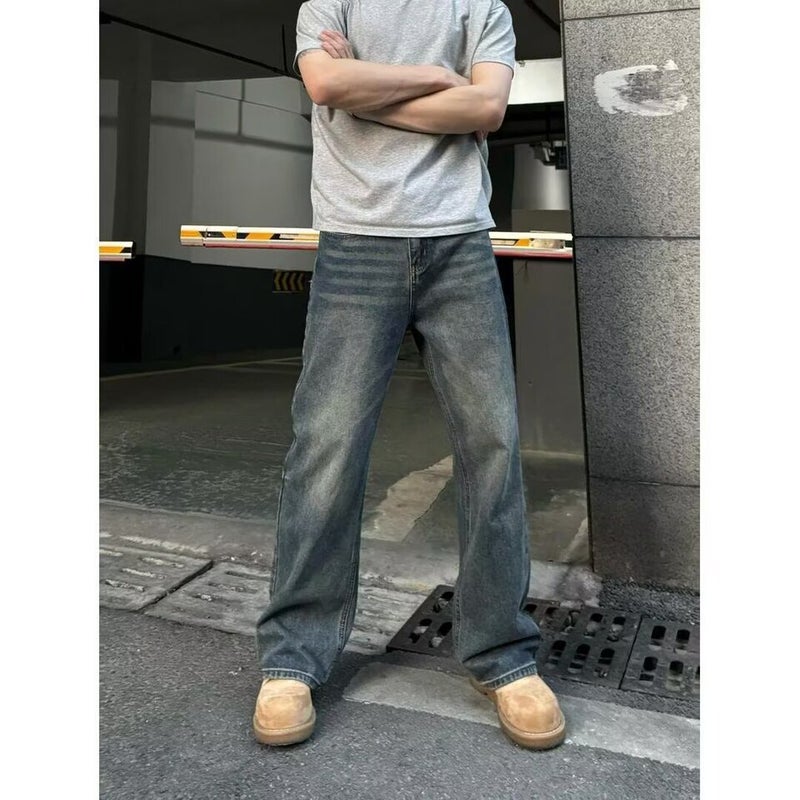 Unisex Casual Daily Denim Jeans - Image 2