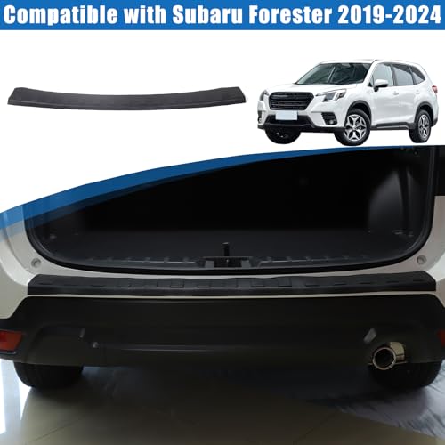 HAPPYHORSE Rear Bumper Cover Protector Trim Compatible with Subaru Forester 2019-2024，Scratch Resistant Trunk Door Entry Guards Trunk Door Sill Cover Scuff Plate Strip Protection Accessories (2019-2024) - Image 4