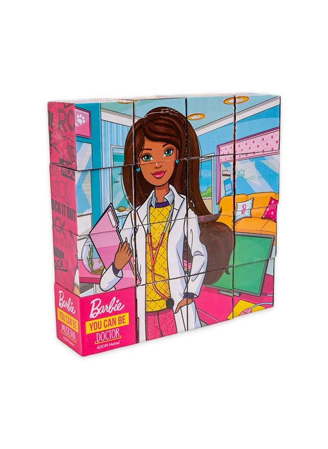 RATNA'S RATNA'S Barbie 6 in 1 Career Oriented Picture Blocks for Girls.  - Image 5