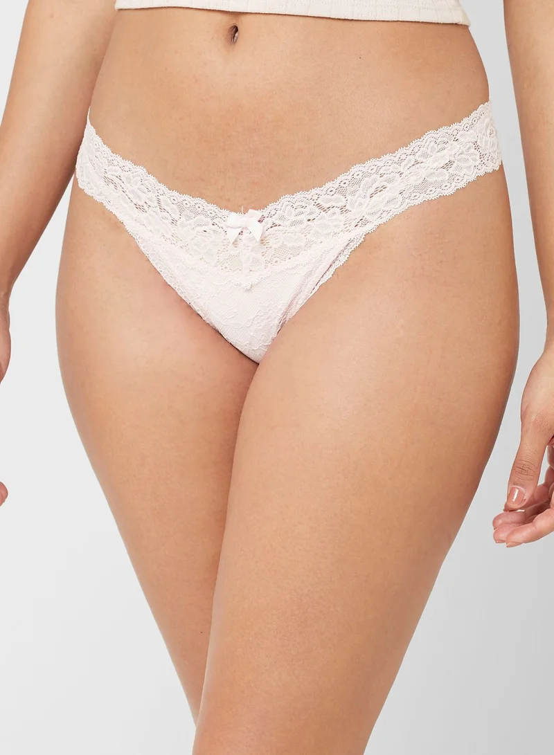 hunkemoller 3 Pack High Leg Brief