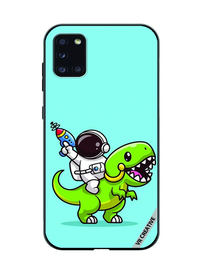 VR CREATIVE Protective Case Cover For Samsung Galaxy A31 Dinosaur Design Multicolour - Image 1
