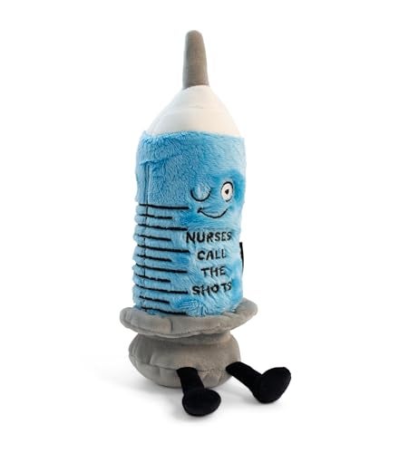 Punchkins Needle Plushie Nurses Call The Shots Punny Needle Plush Gift for Nurses Cute Plush Toy for Gifting - Image 1