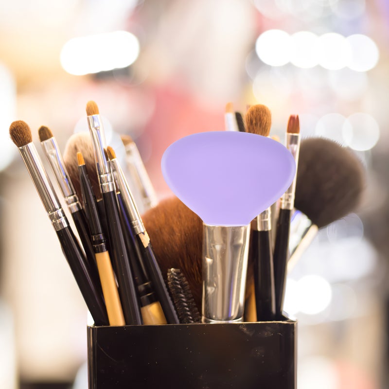 Silicone Makeup Brush Covers Reusable Protector Makeup Brush Storage Organizer - Image 5
