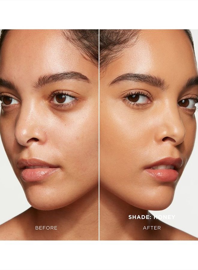 Hourglass عصا أساس ساعة رملية بلمسة نهائية سلسة عسل 11.5 - متوسط عميق مع درجات دافئة - Image 1