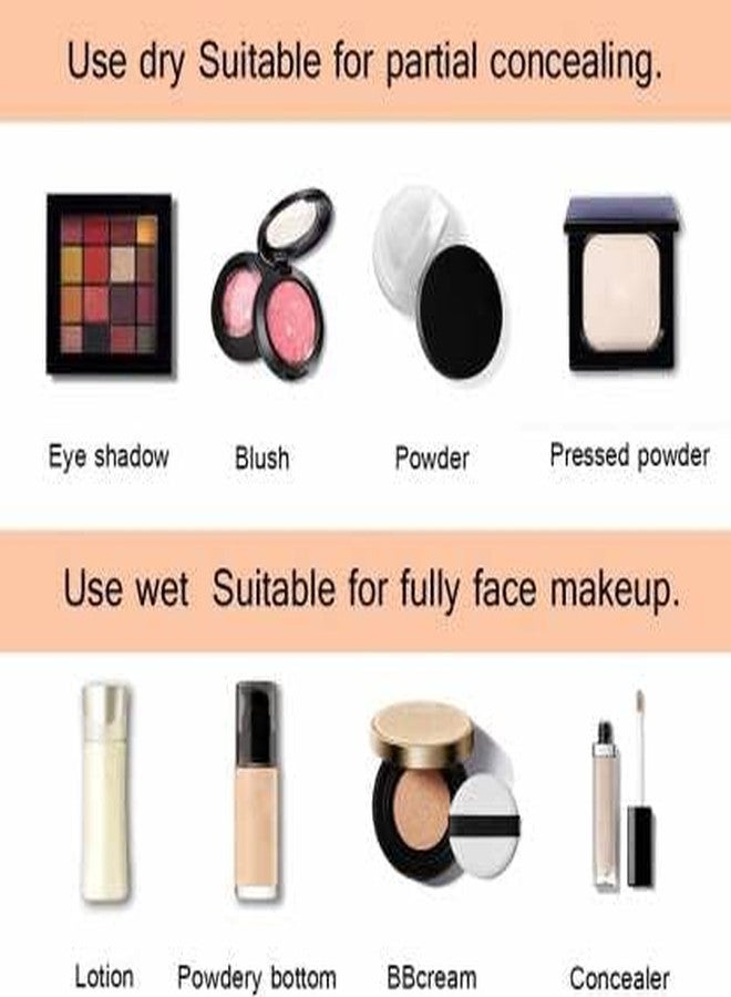 داتناسياد مجموعة DATNASAYAD من 5 قطع من إسفنجات المكياج المرنة والناعمة على شكل فطر، مناسبة للسوائل والكريمات والبودرة - (قد تختلف الألوان) - Image 3