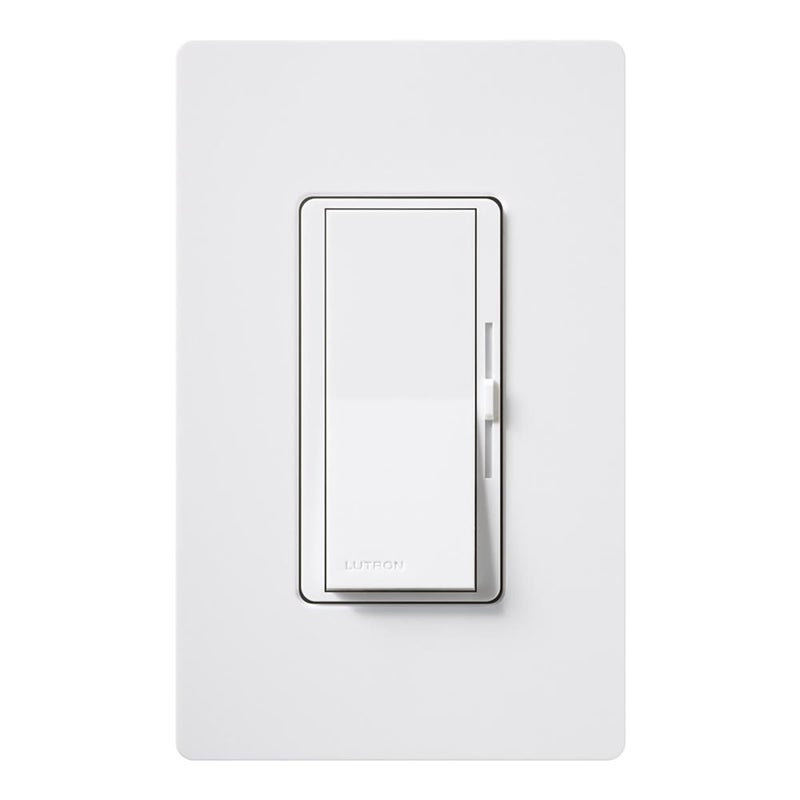 Lutron Diva LED+ Dimmer Light Switch for Dimmable LED, Halogen, and Incandescent Bulbs, 150 Watt, Single-Pole or 3-Way, DVCL-153P-WH, White (2-Pack) - Image 2