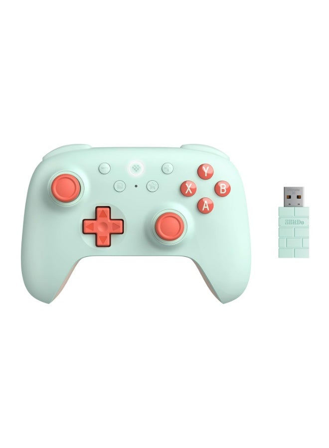 8BitDo Ultimate 2C Wireless Controller for Windows PC and Android, with 1000 Hz Polling Rate, Hall Effect Joysticks and Triggers, and Remappable L4/R4 Bumpers (Mint) - Image 1