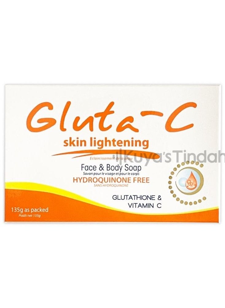 GLUTA C - Skin Lightening Face And Body Soap 135g*2 - Image 1