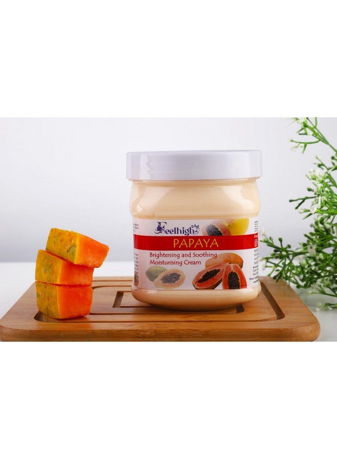 FEELHIGH Combo Papaya Face Moisturizing Cream 500ml Enriched with Papaya Extract And Fruit Face Scrub 500ml Pack of 2 Men and Women - Image 4
