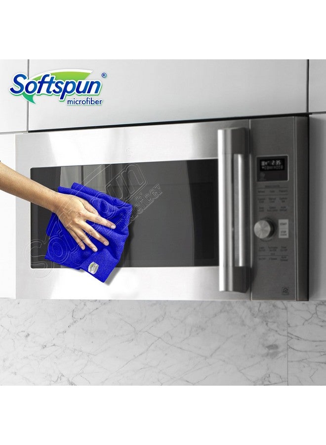 SOFTSPUN Microfiber Super Absorbent Cloth 500 GSM 40X40 cms Packof 4 Grey! Highly Absorbent Lint and Streak Free Multi -Purpose Wash Cloth for Kitchen Window Stainless Steel Silverware. - Image 2