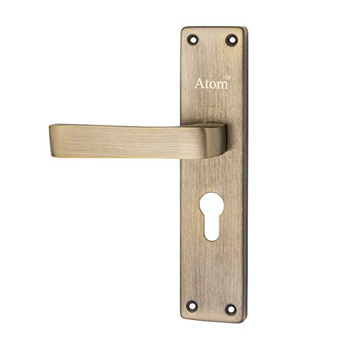 Atom Mortise Door Lock with Both Sided Key for Bedroom, Living Room, Main Door, Brass Antique Finish | 3 Keys | Lockset for House Hotel Office(803CYBSK) - Image 4