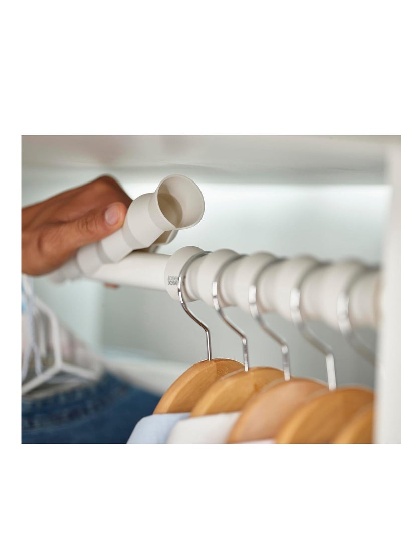 Joseph Joseph 2-piece clothes hanger organizer – a space saver for your closet, helping to organize hangers and increase storage space. - Image 1