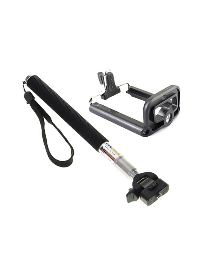NIBEMINENT Extendable Bluetooth Selfie Stick With Remote Control For HTC Black/White/Silver 