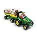 John Deere TOMY John Deere Animal Sounds Hayride Musical Tractor Toy  Musical Hayride and Farm Animal Toddler Toys  Includes Farmer Figure Tractor and 4 Farm Animals  Ages 18 Months and Up - Image 4