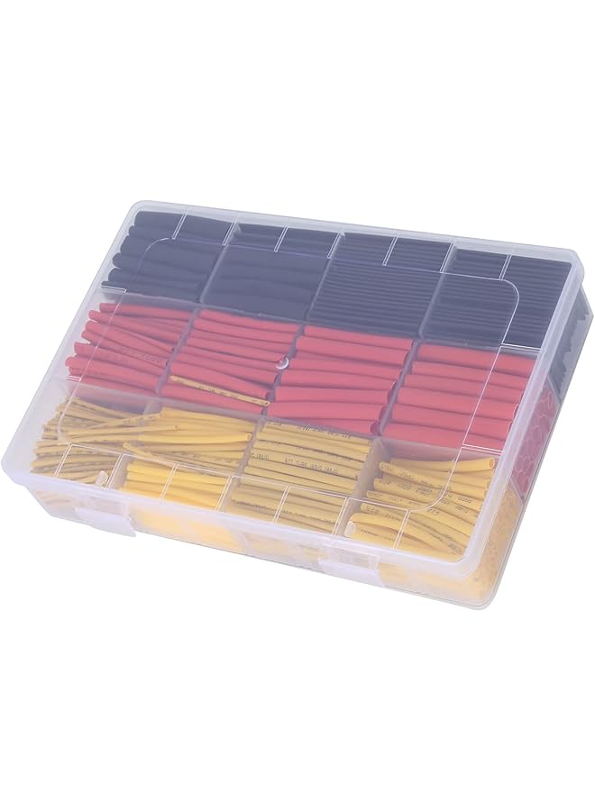 S-TOP Heat Shrinkable Tube Set, Shrinkable Tube Tenacity Electrical Insulation Corrosion High Temperature for Daily Maintenance for Cable Joints - Image 1