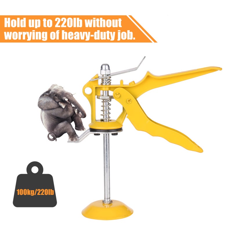 Wall Tile Leveler Locator Portable Tile Leveling System Tool with Adjustable Height Holds Up to 220lb - Image 5