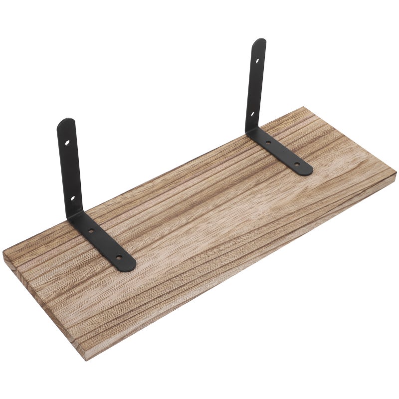 2 Sets Wall Mount Floating Shelf Storage Rack Bathroom Wall Shelf Heavy Duty Wall Storage Holder - Image 4