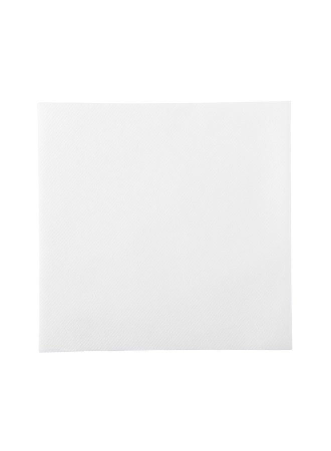 Restaurantware Luxenap 15.75 Inch Dinner Napkins, 2000 3-Ply Disposable Napkins - Linen Feel, Soft And Absorbent, White Paper Folded Napkins, Square, For Lunch, Dinner, Or Everyday Use  - Image 1
