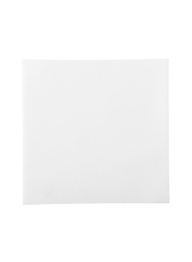 Restaurantware Luxenap 15.75 Inch Dinner Napkins, 2000 3-Ply Disposable Napkins - Linen Feel, Soft And Absorbent, White Paper Folded Napkins, Square, For Lunch, Dinner, Or Everyday Use  - Image 4