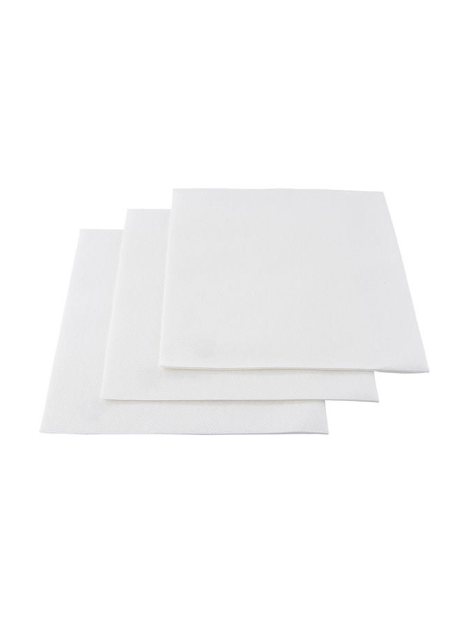 Restaurantware Luxenap 15.75 Inch Dinner Napkins, 2000 3-Ply Disposable Napkins - Linen Feel, Soft And Absorbent, White Paper Folded Napkins, Square, For Lunch, Dinner, Or Everyday Use  - Image 5