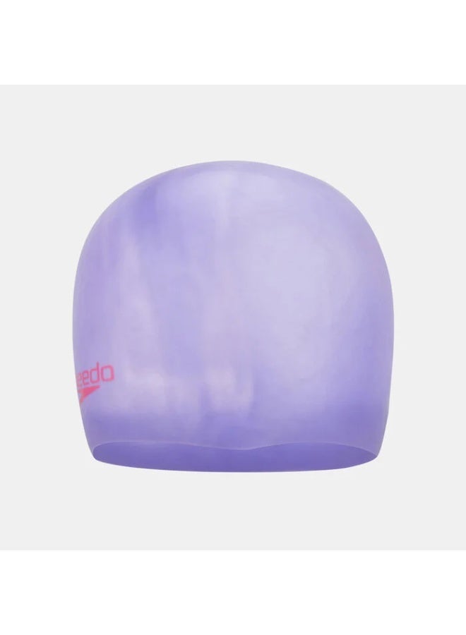 Speedo Unisex Child Plain Moulded Silicone Junior Swim Cap - Image 1