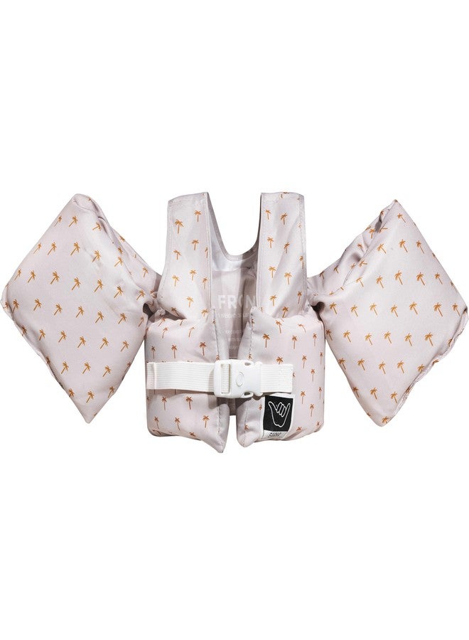 Shaka Kids Puddle Jumper Swim Vest for 30-50lbs Unixsex, Toddler and Children Pool-Lake-Ocean Floaties, Cute Pattern Swim Trainer, 2-3-4-5-6 Years Old Boys and Girls, Palm Tree Design - Image 3