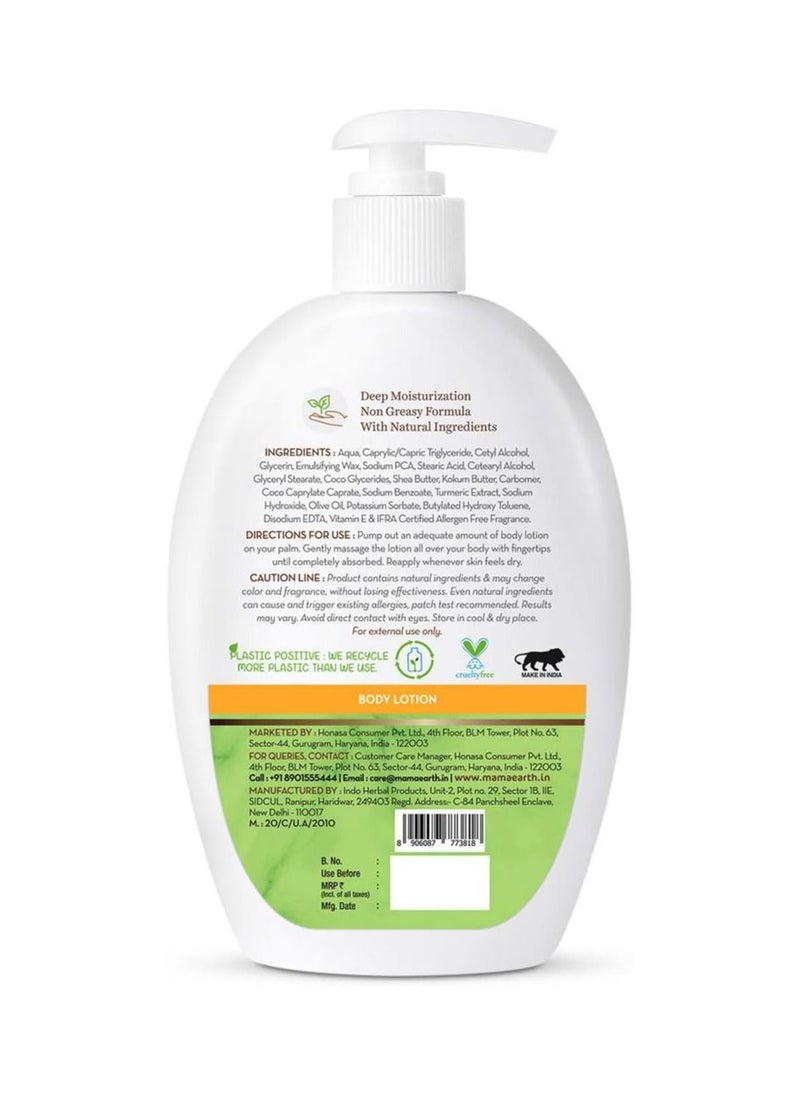 Mamaearth - Mamaearth Ubtan Body Lotion with Turmeric & Kokum Butter for Glowing Skin 400 ml - Image 1