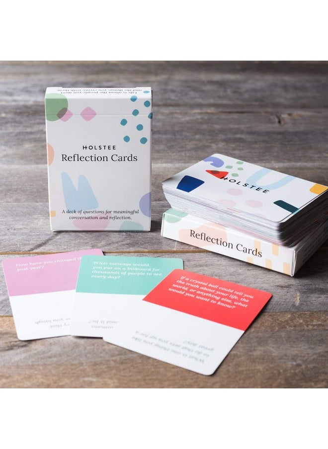 Holstee - Reflection Cards A Deck Of 100+ Questions To Spark Meaningful Connections And Conversations - Image 1